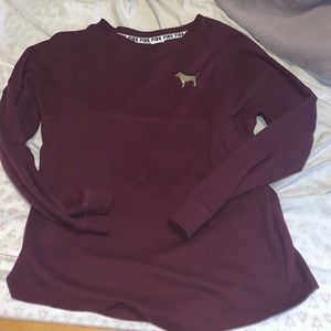 VS Pink bling logo long sleeve